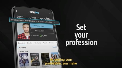 IMDbPro on Instagram: "Have you set your "professions" for #IMDb and #IMDbPro to help #producers, #castingdirectors, and other #industry decision-makers find you more easily? Here's how to do it! While the "professions" at the top of everyone's IMDb page auto-populate based on their credits, you can manage the selections and the order they appear in if you've got an IMDbPro premium subscription. This lets you more clearly articulate what positions you want to be considered for, including roles y