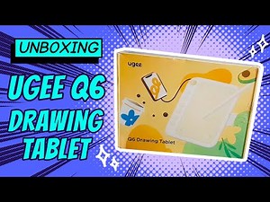 UNBOXING the UGEE Q6 Drawing Tablet: Perfect for Mobile, PC, and Mac! #animation #digitalart