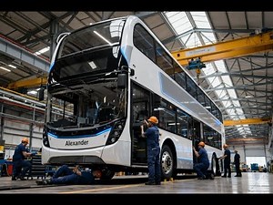Inside Alexander Dennis Factory. How Advanced Engineering Creates Double-Decker Buses (Full Process)