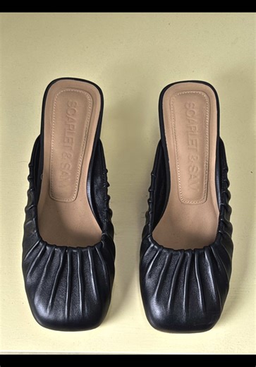 Introducing… NOA BALLET WEDGE 🩰 She's handmade from 100% leather, featuring our signature ruching around the opening, and designed to elevate everyday outfits. Dropping: Thursday 26th March, 6PM AEDT