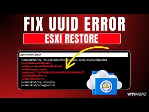 ESXi UUID Mismatch Error Fix — Full Restore Guide (Real CLI Steps + Working Solution)