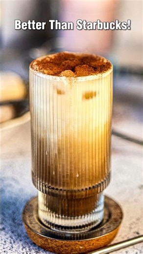 The Creamiest Vanilla Iced Latte at Home ☕ #coffee #cafe #easyrecipes
