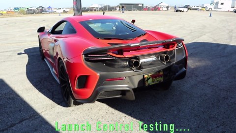 McLaren 675LT vs McLaren 720S drag race