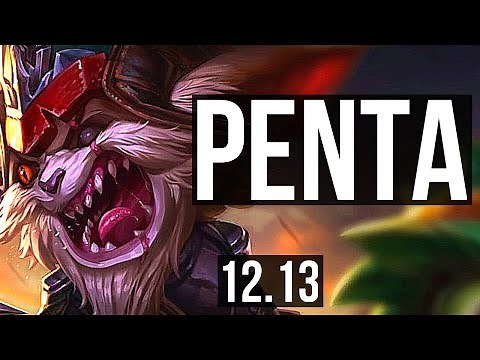 KLED vs SETT (TOP) | Penta, Rank 2 Kled, 7 solo kills, 1.4M mastery, 24/5/12 | TR Master | 12.13