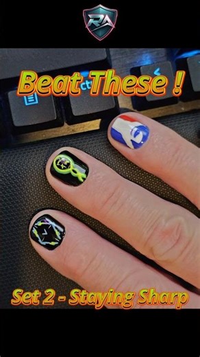 Custom Gaming Gear | Nail Art: Set 2 | Dune, Elite Dangerous & iRacing