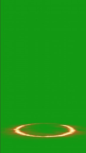🔥 Magic Fire Circle Portal | Green Screen VFX | 4K Short Clip
