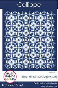 5 Sizes Calliope Quilt Pattern PRINTED, Baby Throw Twin Queen King, Easy Quilt Pattern, Star Quilt Patterns, Myra Barnes Busy Hands Quilts - Etsy