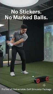 ProTee VX Retractable Golf Simulator Package Review | Ultimate No-Subscription Home Golf Simulator