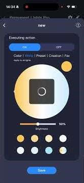 How to set timer to run warm white lighting everyday?