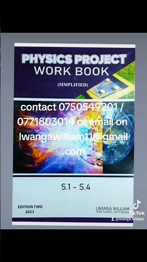 S1-S4 physics project work book