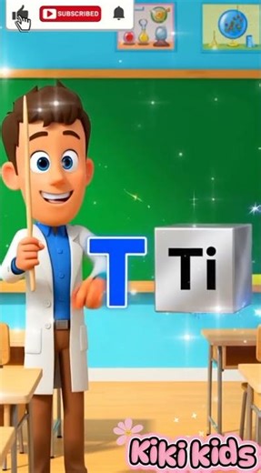 ABC Chemistry for Kids S–V |(part 3). Fun Science Song with Cartoon Teacher.