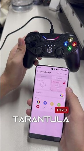 🌈⚡️How to switch Tarantula Pro's layout and RGB lighting effect? #gamesir #tarantulapro #rgb