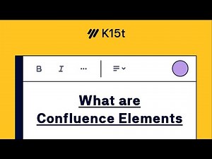 Using Confluence Elements – Confluence Tutorial