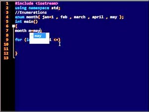 شرح Enumeration فى ++C
