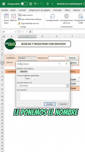 Macros en Excel: Buscar y Registrar