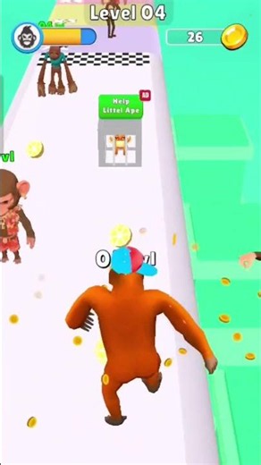 Monkey Evolution Run monkey runner gameplay