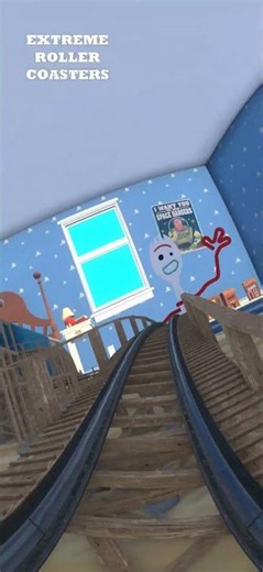 POV: Toy Story 5 Roller Coaster in 360° 😱 #Shorts