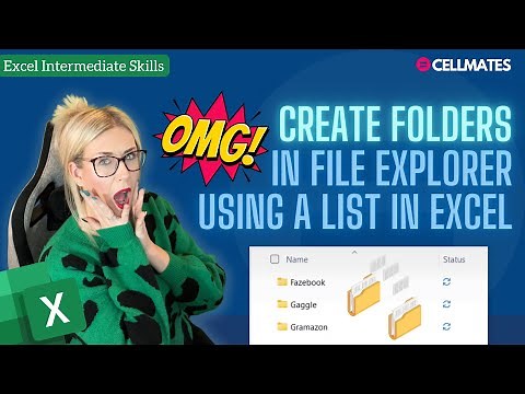 ➡️ Create Multiple Folders in File Explorer using Microsoft Excel 🗂️