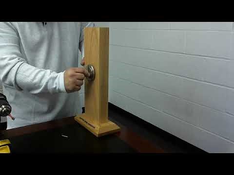 BHP Keyless/One-side Deadbolt Installstion