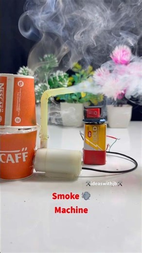 How to Make Smoke Machine at Home 💨#schoolproject #experiment #diycrafts #shots