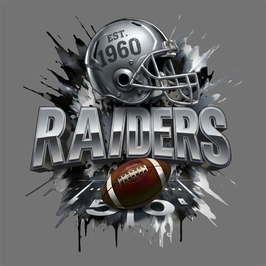 Raiders Football PNG, Gameday Sublimation Designs: Use for T-shirt, Stickers, Mug, Frame, Tumbler (digital Download) - Etsy