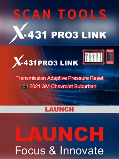 X-431 PRO3 LINK: GM Suburban Transmission Reset