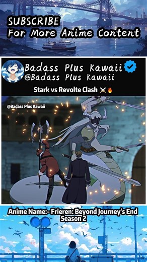 Stark vs Revolte Clash ⚔️🔥 | Frieren: Beyond Journey's End Season 2#anime #animeedit #animeshorts