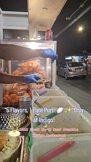 "One puri, FIVE flavors! 🥟✨ Dive into the ultimate panipuri experienc...