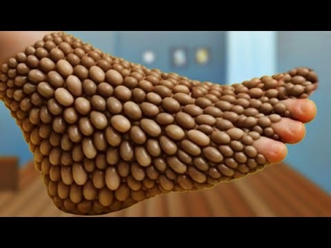 ASMR Arm+Leg With Trigger Sound Best Experience | ASMR Massage Care Animation |