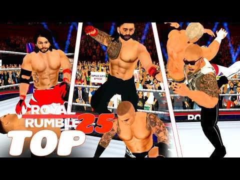 🔥 AWESOME! Royal Rumble Top 25 Moments as in WR3D 2K26 | You Couldn't believe!
