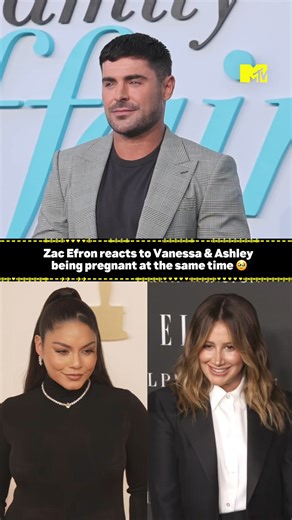 Zac Efron supporting Vanessa Hudgens & Ashley Tisdale 😭❤️ The High School Musical stan in me is scream crying! #zacefron #vanessahudgens #ashleytisdale #highschoolmusical #hsm #childhood #disney #mtvceleb | MTV UK