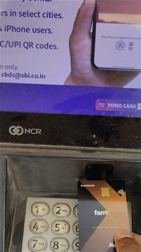 how to withdraw from ATM by fam card fampay x card