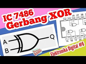 Elektronika Digital - Ini Penjelasan Gerbang logika dasar XOR menggunakan 7486
