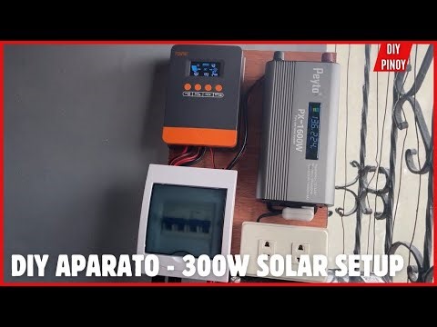 DIY APARATO 300w SOLAR SETUP