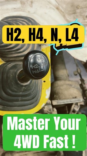 What H2, H4, N, L4 REALLY Mean | 4WD Explained Simply 🔥 #automobile #mechanic #education #repair