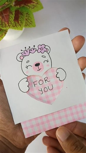 DIY Love card ❤ #diycard #shorts #valentinesday