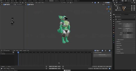 well, decided to give blender animation a try, actually it was quite fun all things considered!Model - @Illum_proto #animation #blender #protogen