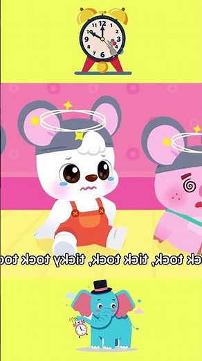 🐭 [ 2 MINUTE LOOP ] Hickory Dickory Dock Sound Variations 🔊Mouse Echo Remix | Kids Nursery Rhymes