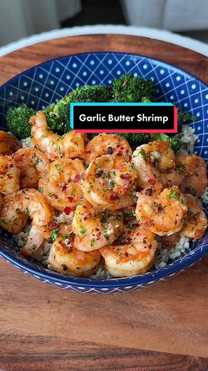 High Protein Garlic Butter Shrimp Recipe