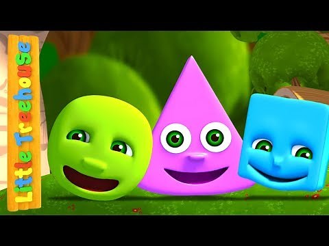 The Shapes Song | Learning Videos for Children | Rhymes by Little Treehouse