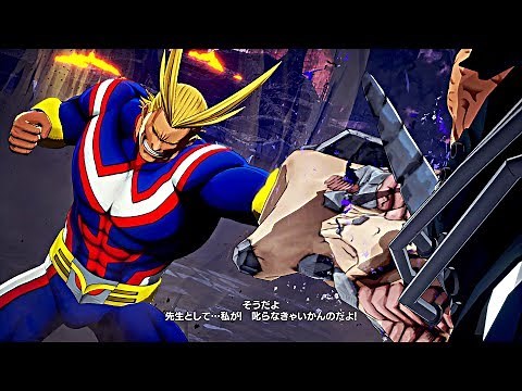 ONE FOR All VS All FOR ONE! All Might Vs All For One ALL ENDINGS - My Hero Academia One's Justice