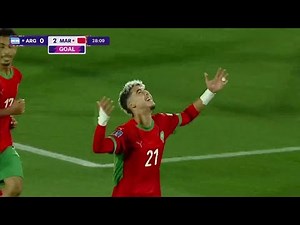 All actions of Yassir Zabiri vs. Argentinia U20 👑