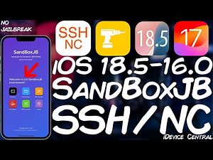 iOS 18.5 - 17.0 JAILBREAK News: SandboxJB Massive Update: SSH / NC, Run REAL JB Terminal Commands