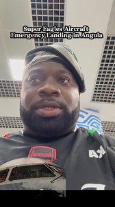 25K views · 764 reactions | On the Super Eagles Aircraft Emergency Landing in Angola due to a cockpit windscreen crack. Local Man is relieved that everyone is safe . • #supereagles #nigeria #worldcupqualifiers #benin | Kelechi | Facebook