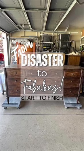 From total trash to a stunning treasure! This dresser has certainly seen its fair share of transformations—and not all of them for the better. Originally refinished by someone else, it was brought to me by a client who wanted it updated to match another dresser she was purchasing from my collection. From the photos, I assumed it had been stained, but when it arrived, it became clear that wasn’t the case. Instead of a proper refinish, it had been primed and coated with what appeared to be a heavy