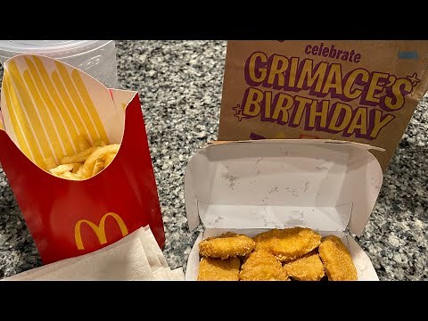 10 Piece Chicken Nugget Meal. From McDonald’s unboxing