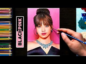 how to draw lisa drawing step by step |LISA ลิซ่า BLACKPINK|