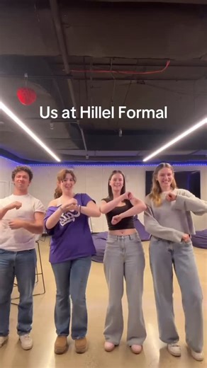 Northwestern Hillel on Instagram: "4 days until Hillel formal! We can’t wait to see you there. Register at the 🔗 in our bio. 🕺🪩"