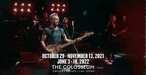27K reactions · 2.5K shares | Don't miss my brand new Las Vegas Residency "Sting: My Songs" opening at the legendary Colosseum at Caesars Palace in Oct. 2021. Tickets on sale now! | Sting | Facebook