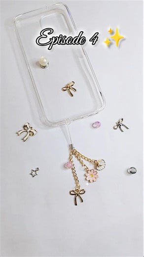 DIY Leftover Chain Phone Charm Hack | Episode 4 💖 #Shorts